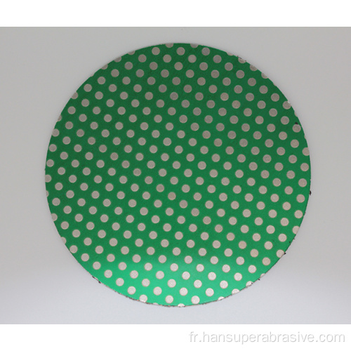 Disque de meulage à motif de point magnétique en céramique lapidaire en verre diamant